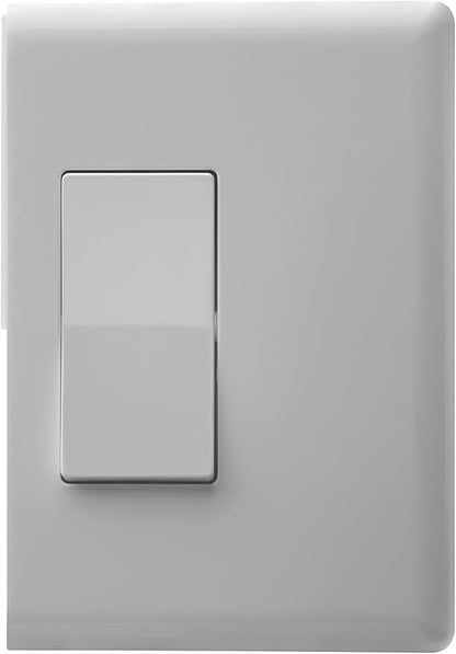 Home Automation Lighting, ZWAVE Plus Smart Switch by Ecolink (NEW, in Retail Packaging) - Lighting Control, White Dual Rocker Style Light Switch Design (PN - DDLS2-ZWAVE5)