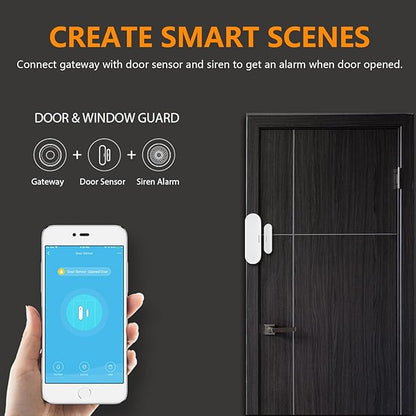 ZigBee Gateway and Bluetooth Hub, Only for Tuya Protocol Product, Dual Mode ZigBee Gateway, Wireless Smart Home Bridge Support Tuya Devices Remote Control, Gateway Hub Support Voice Control via Alexa