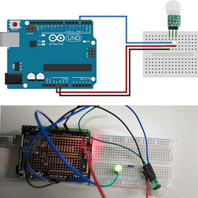PIR Motion Sensor Modules, Mini Pyroelectric Human Motion IR Sensor Detector(12 Pack)