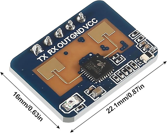 3pcs LD2410C Human Presence Radar Sensor Module HLK-LD2410 LD2410 Millimeter Wave Non-Contact 24GHz ISM Band Serial Port IO Level Output