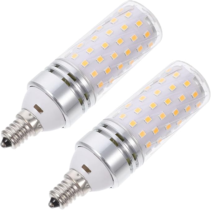 2pcs Smart Led Bulbs Base Warm Light Replacement for Light Bulbs Energy Efficient Low Consumption
