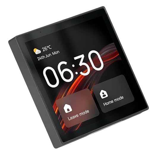 Cryfokt Smart Home Control Panel, 4 Inch Touch Screen Central Control with Voice, APP, Compatible with 410000+ TUYA Products, for Smart Lights, Curtains, Sockets, Doorbells