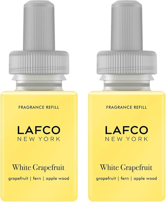 LAFCO New York Pura Smart Device Refill, White Grapefruit - Pack of 2 - Each Vial Delivers Up to 2 Weeks of Fragrance Life - Made in the USA