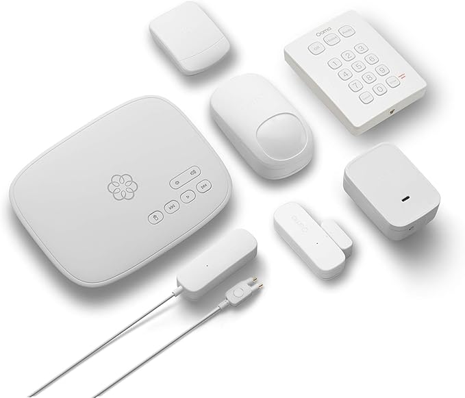 Ooma Keypad, Works with Ooma Smart Home Security. No Contracts and Free self-Monitor Plan. Optional Professional Monitoring, Motion Sensor, Water Sensor, Smoke and Garage Door Sensor.