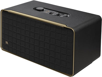 JBL Authentics 500 - Smart Home Speaker - Black | Superb sound and performance with Dolby Atmos Music, Inspired by retro design, Music streaming services via built-in Wi-Fi