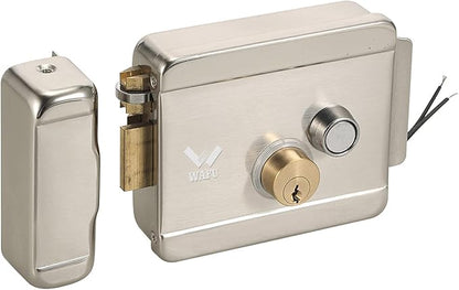 Smart Electric Gate Door Lock Secure Electric Metallic Lock Electronic Door Lock Door Access Control for Home Office Apartment Warehouse