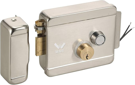 Smart Electric Gate Door Lock Secure Electric Metallic Lock Electronic Door Lock Door Access Control for Home Office Apartment Warehouse