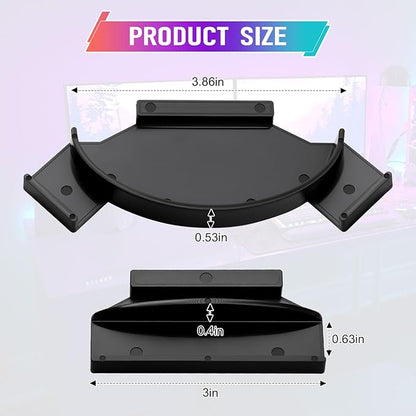 Upgraded Brackets Set for Philips Hue Play Gradient Light Strip, LED Light Strip Mounting Clips Kit with Strong 3M Adhesive, Compatible with 55" 65" 75" Hue TV Lightstrip 6 PCS Holder Set