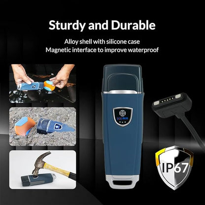 JWM RFID Guard Tour Patrol System, Security Patrol Wand with Free Cloud & Standalone Software, 125kHz Guard Tour Reader for Hotel, Hospital, Warehouse and Logistics Patrol