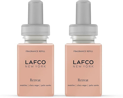 LAFCO New York Pura Smart Device Refill, Retreat - Pack of 2 - Vial Delivers Up to 2 Weeks of Fragrance Life - Made in the USA