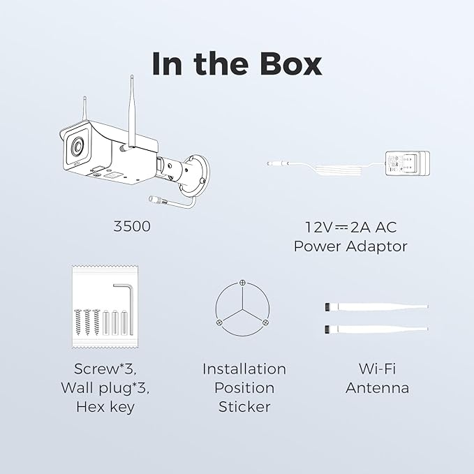 ATLI Time Lapse Camera Outdoor Construction Dual Band Wi-Fi 1080P APP Control Remote Access Flexible Schedule Pre-Installed 128GB Memory Card Timelapse Recording Video Camera for Jobsite