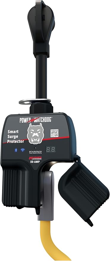 Power Watchdog PWD50W Smart RV Surge Protector, 50A, WiFi & Bluetooth