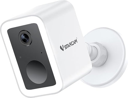 VSTARCAM 2K Security Cameras Wireless Outdoor, Free Cloud & SD Storage, Magnetic Easy Mount No Drilling, WiFi 6 2.4/5G Dual Band, Motion Alerts, 6-Month Battery, Color Night Vision, IP66, 2-Way Talk