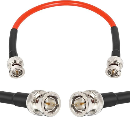 XRDS 1FT RF 12G SDI Video Cable 3G/6G/12G 75ohm RG6 BNC for HD/4K Video Security