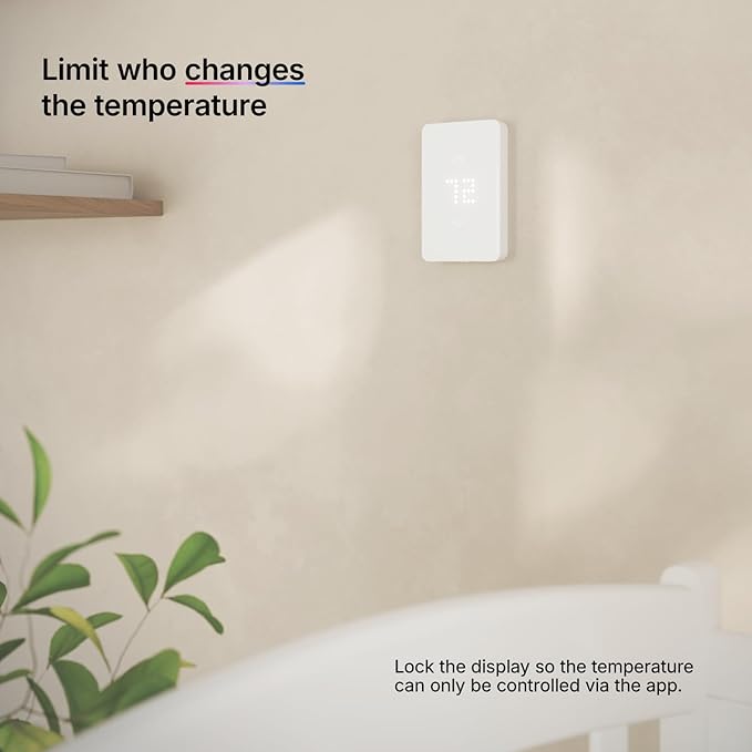 Mysa Smart Thermostat LITE for Electric Baseboard Heaters 240V | DIY Install | Use w/HomeKit, Alexa, Google Home | Wi-Fi Programmable | Remote Control with Free App (2024)