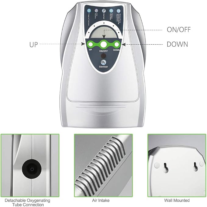 Ozone Machine Generator, Multipurpose Ozone Machine for Air, Water, Food, Home and Office Using