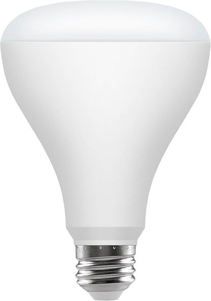 Sylvania QuickSync RGBW/Selectable White BR30 LED Light Bulb with Remote Control, No App/WiFi Required, 8.5W = 65W, Dimmable, 90 CRI, Medium Base, Frosted Finish - 4 Pack (45049)