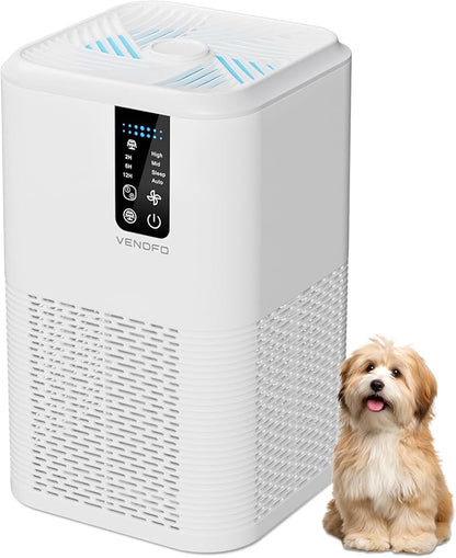 Air Purifiers for Home,H13 HEPA Large Room Up to 1750ft²,3-in-1 Filter with Sleep Mode,Air Purifier with Aromatherapy for Office,Living Room,Bedroom,Remove Smoke Odor,Home Pets,White