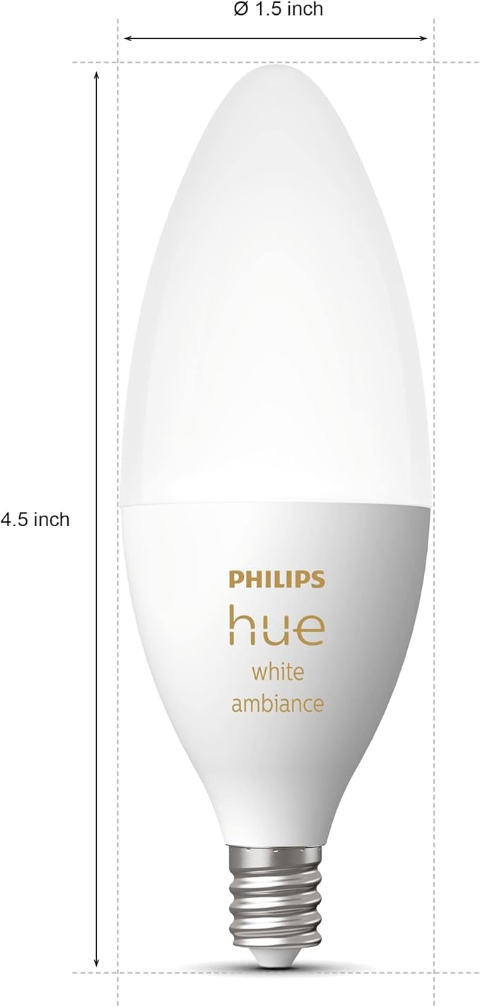 Philips Hue Smart Lighting Bundle with Dimmer Switch (V2) | Control Your Hue Lights via App or Voice