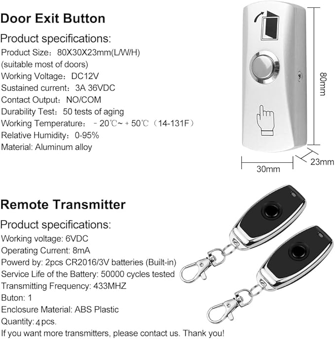 Premium Smart APP Unlocking Access Control System Kit, Simplified Wiring Door Lock Set, with Remote Controllers / 617lbs Magnetic Lock/DC 12V Power Adapter, Lock Delay Time Adjustable