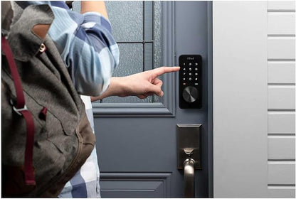 Alfred Touchscreen Keypad Pin + Bluetooth + Z-Wave + Key Entry (DB1-B-BL) Smart Door Lock