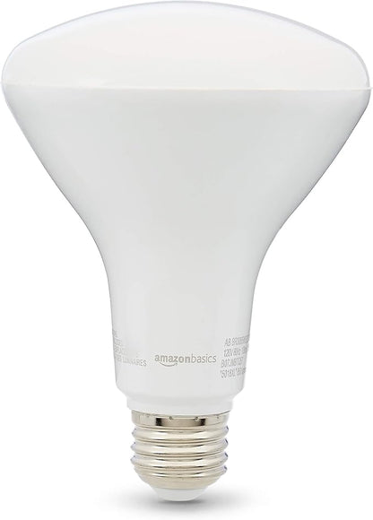 Amazon Basics BR30 LED Light Bulbs, 65W Equivalent, 11W Energy Efficient, E26 Standard Base, Soft White 2700K, Dimmable, 10,000 Hour Lifetime, 6-Pack