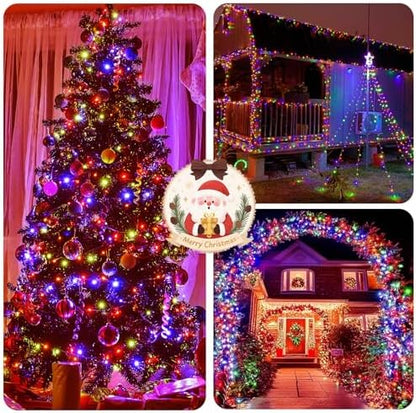 BHCLIGHT 50FT 1000LED Cluster Christmas Lights with Remote, Multicolor