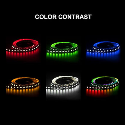 BTF-LIGHTING WS2812B IC RGB LED Strip,UL Listed,Pure Gold Wires,DC5V 3.28FT 100LED 5050SMD,Individually Addressable,Flexible for DIY Chasing Full Color Project,3M Tape,IP30(No Adapter or Controller)