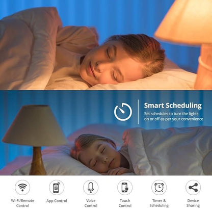 Smart Switch 3 Gang WiFi Light Switch Compatible with Alexa Google Home