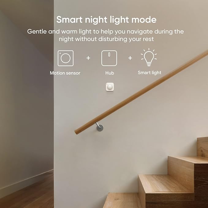TREATLIFE Zigbee Motion Sensor, Smart Motion Sensor Detector for Alarm System, Smart Home Automation, Triggering Lights and Scenes, Compatible with Alexa Google Home (Hub Required and Sold Separately)