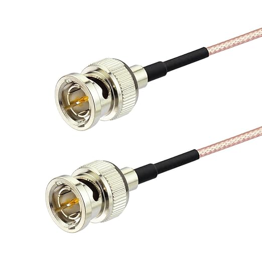 BINGFU 3G HD SDI BNC to BNC Cable Converter RG179 75 Ohm Coaxial Cable 1m 3 feet 2-Pack for 4K 1080P 3G HD SDI Camera Monitor Video Recorder Security Camera