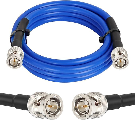XRDS -RF 12G SDI Cable 6FT, SDI Video Cables 3G/6G/12G 75ohm BNC Male Cable Supports HD-SDI/3G/6G-SDI/4K/8K for Video Security Camera Converter