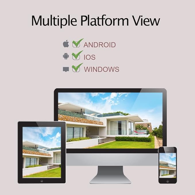 Outdoor PTZ WiFi IP Security Camera 1080P Home Surveillance Camera Pan/Tilt Two-Way Audio Motion Detection Color Night Vision Auto Tracking CamHiPro APP AT-200DW