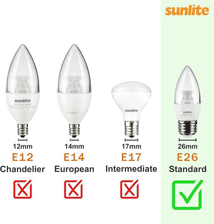 Sunlite LED PAR30 Short Neck Flood Light Bulb, 9 Watt, (75W Equivalent), 850 Lumens, Medium Screw (E26) Base, Dimmable, ETL Listed, 2700K Soft White, 6 Count