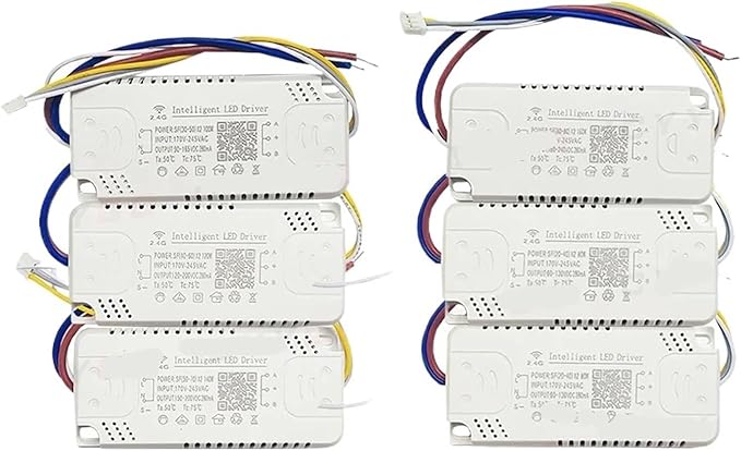 1pcs LED Driver 48W 80W 100W 120W 140W 160W APP Control 2.4G Long Distance Smart LED Transformer for Ceiling Light Power Supply (Color : 140W, Size : 280MA)