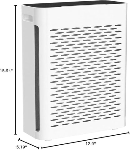Homvana Air Purifier for Home Larger Room Bedroom, H13 True HEPA Air Filter Purifiers Cleaner, with Auto Mode, Quality Indicator, SilentAir Tech, Ozone Free for Pets Allergies Smokers Dust Pollen etc