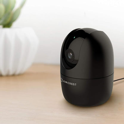 Amcrest 1080P WiFi Camera Indoor, Nanny Cam, Dog Camera, Sound & Baby Monitor, Human & Pet Detection, Motion-Tracking, w/ 2-Way Audio, Phone App, Pan/Tilt Wireless IP Camera, Night Vision (Renewed)