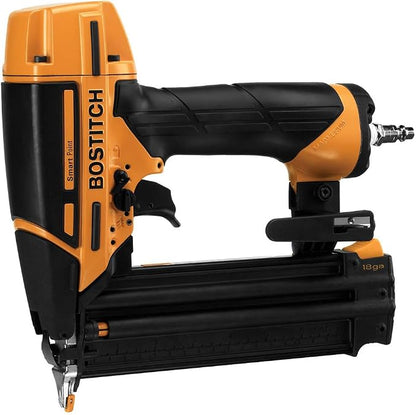 BOSTITCH Brad Nailer Kit, 18GA, Smart Point, Pneumatic (BTFP12233)