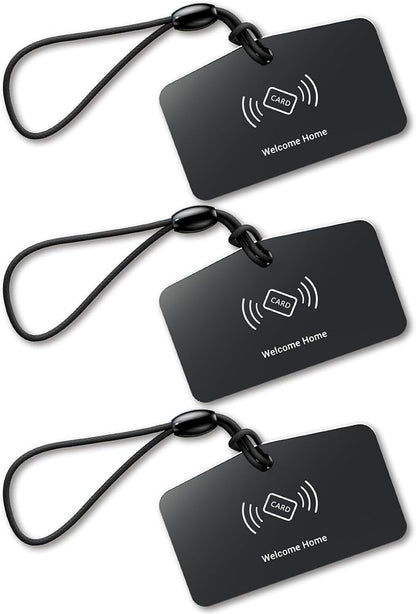 Veise VK01 IC Cards for Smart Lock, 13.56MHz RFID Key Fobs, 3 Pcs | Access Card for Keyless Entry Door Locks, Smart Deadbolt Key Compatible to Multiple Apps, Easy to Set up
