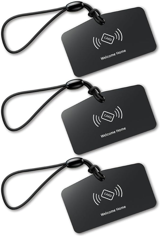 Veise VK01 IC Cards for Smart Lock, 13.56MHz RFID Key Fobs, 3 Pcs | Access Card for Keyless Entry Door Locks, Smart Deadbolt Key Compatible to Multiple Apps, Easy to Set up