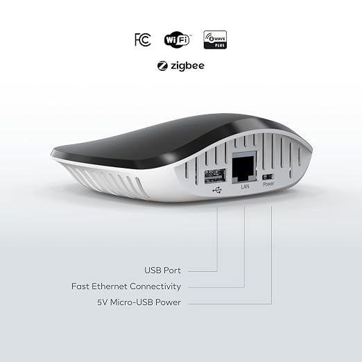 Ezlo Smart Plug Starter Kit | Includes 1 EzloPlus Home Hub + 2 Z-Wave Plugs