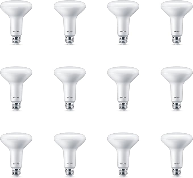 Philips LED Flicker-Free Frosted Dimmable BR30 Light Bulb - EyeComfort Technology - 650 Lumen & Flicker-Free Frosted Dimmable A19 Light Bulb - EyeComfort Technology - 450 Lumen