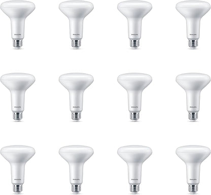 Philips LED Flicker-Free Frosted Dimmable BR30 Light Bulb - EyeComfort Technology - 650 Lumen & Flicker-Free Frosted Dimmable A19 Light Bulb - EyeComfort Technology - 450 Lumen