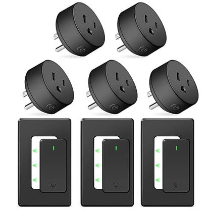 NineLeaf Remote Switch Outlet,Wireless Control Outlet Plug with Switch
