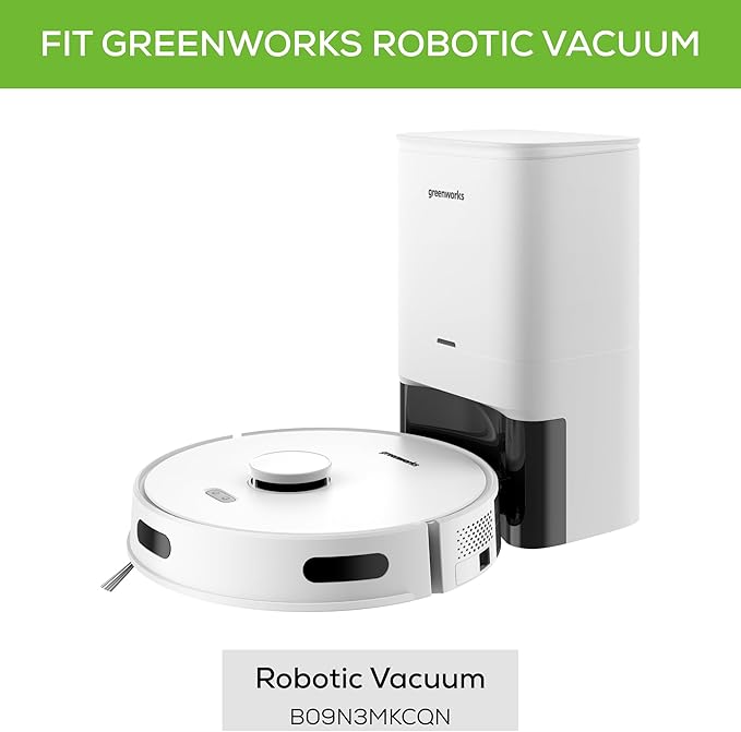 Greenworks GRV-3011 Robotic Vacuum Replacement Dirt Disposal Bags, 6-Pack