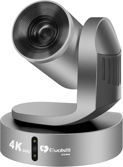 4K HDMI PTZ Camera,Optical 20X Zoom Conference Room Camera,Auto Focus and auto Tracking,with IP/USB3.0/HDMI/RS232/RS485 for Live Streaming Video Conference and Church Education ﻿