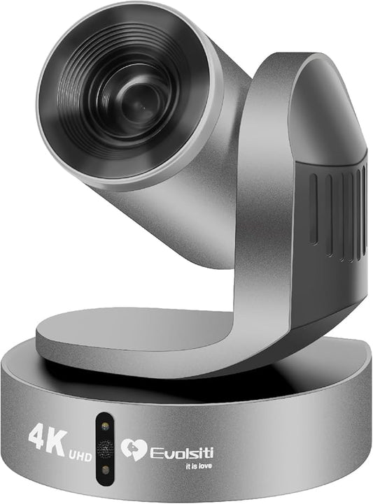4K HDMI PTZ Camera,Optical 20X Zoom Conference Room Camera,Auto Focus and auto Tracking,with IP/USB3.0/HDMI/RS232/RS485 for Live Streaming Video Conference and Church Education ﻿