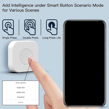 4X Tuya Zigbee Button Smart Scene Switch Intelligent Linkage Wireless Switch Automation Work with Smart Life