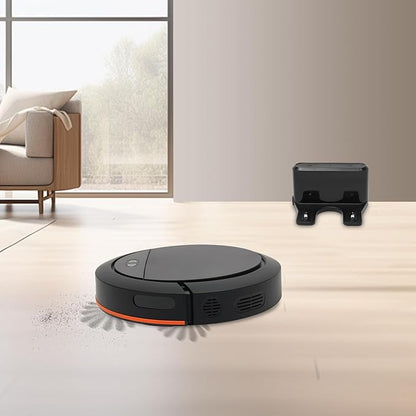 Robot Vacuum and Mop Combo, 3-in-1 Robot Vacuum Cleaner, Sweeping Machine with APP & Button Control, Max 2700Pa Suction, 120Mins Runtime, Robotic Vacuum for Pet Hair, Carpet, Hard Floor, Black