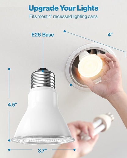 Sunco 10 Pack PAR30 Long Neck LED Bulb, Indoor/Outdoor Flood Light, 11W (75W Equivalent), 850 Lumen, 3000K Warm White, Dimmable, E26 Base, IP65 Waterproof, UL Certified